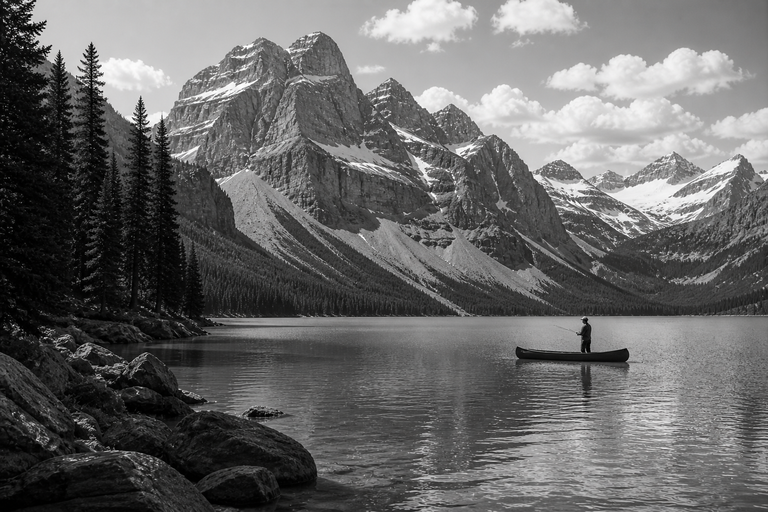 Still Water, High Stone, by Adrian Demofoto, Gelatin silver print (black & white), 2025