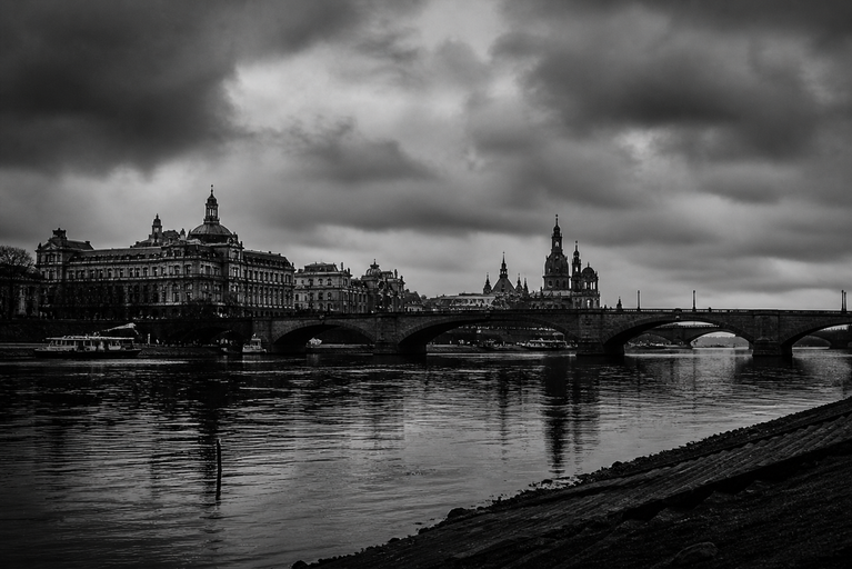 Unquiet River, by Adrian Demofoto, Gelatin silver print (black & white), 2024